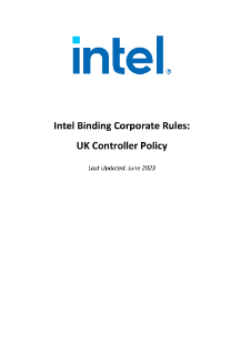 Intel UK Binding Corporate Rules